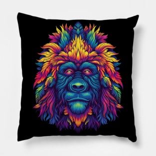 Funky Hippie Gorilla Pillow