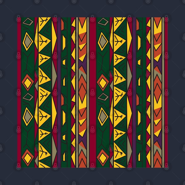 Ethnic background folk african pattern by Eskimos