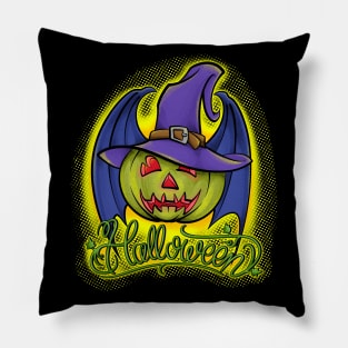 PUMPKIN WITCH Pillow