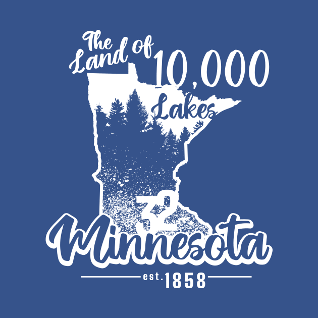 Minnesota The Land of 10,000 Lakes by 2891 Design