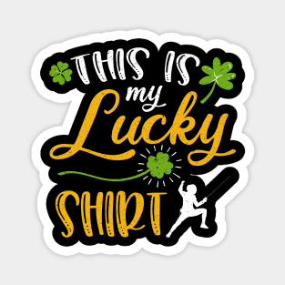 Fencing This is My Lucky Shirt St Patrick's Day Magnet