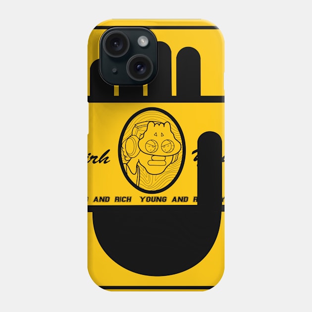 Dope Slluks rich money bill signage icon Phone Case by slluks_shop