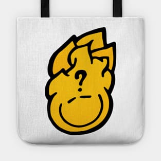 Question Mark Smiley Doodle Art Tote