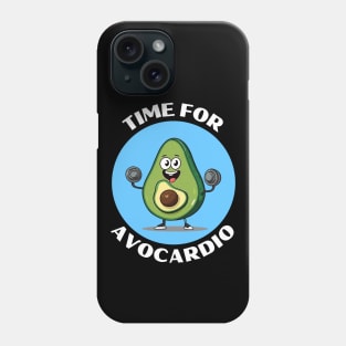 Time For Avocardio | Avocado Pun Phone Case