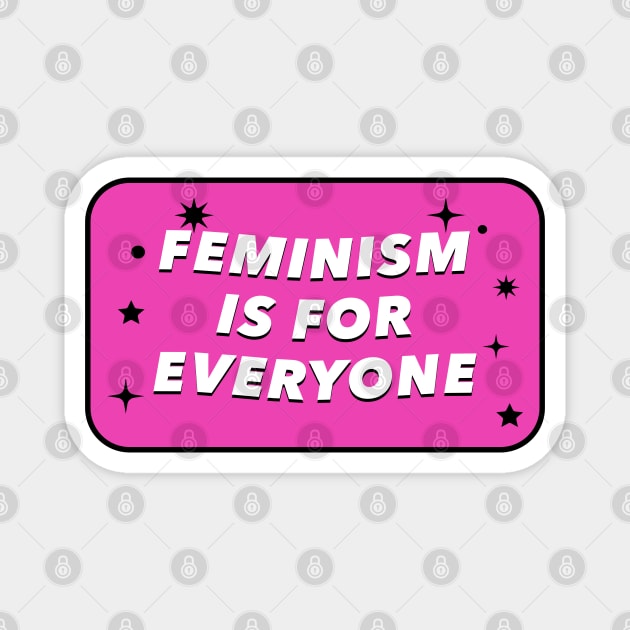 Feminism Is For Everybody - Feminist Magnet by Football from the Left