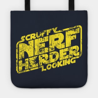 Scruffy looking nerf herder distressed Tote