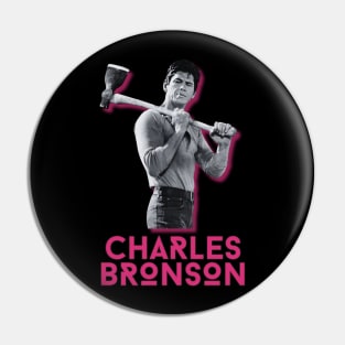 Charles bronson retro Pin