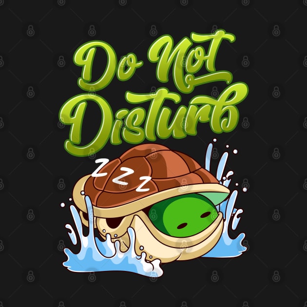 Cute Turtles Do Not Disturb Turtle in Shell by Swagazon