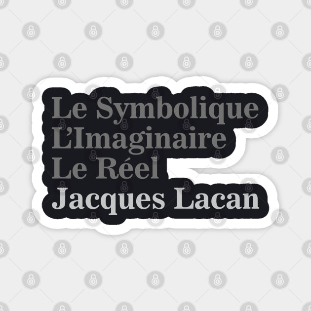 The Three Fundamental Dimensions of Psychical Subjectivity à la Lacan Magnet by thelovelovers