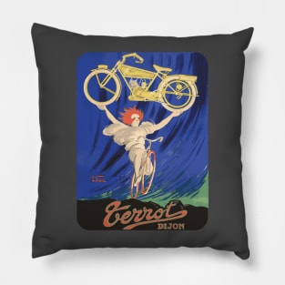 Vintage Cycle Ad 4 Pillow