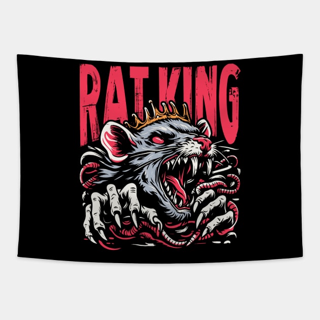 RAT KING Tapestry by coxemy