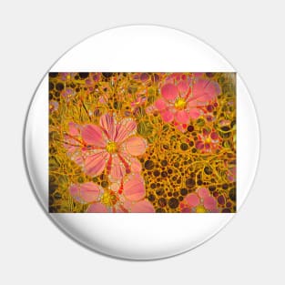 Circle Flowers Pin