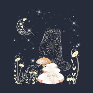 Dark Night Of The Soul - The Divine Feminine T-Shirt