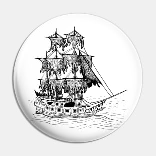 Ghost ship Pin