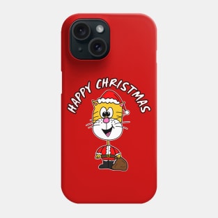 Christmas Santa Cat Father Christmas Xmas 2021 Phone Case