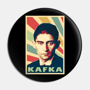 Franz Kafka Vintage Colors Pin