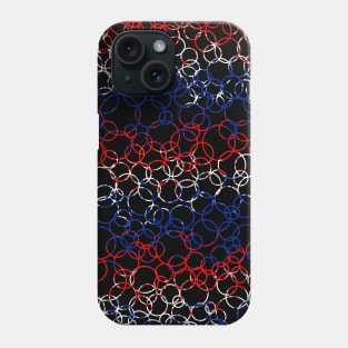 USA CIRCLE Abstract For The Fourth Of July Phone Case