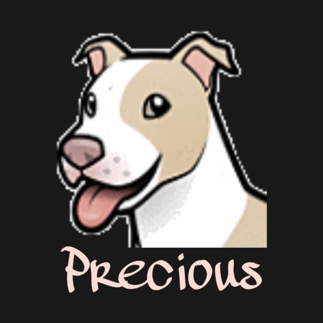 Precious the Pitbull Tee by snky_n3s_