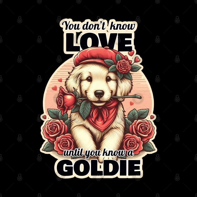 Golden Retriever Valentine's day. by k9-tee