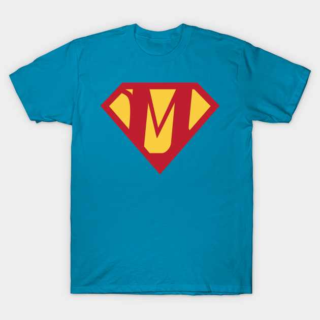 Letter M - Superman - T-Shirt