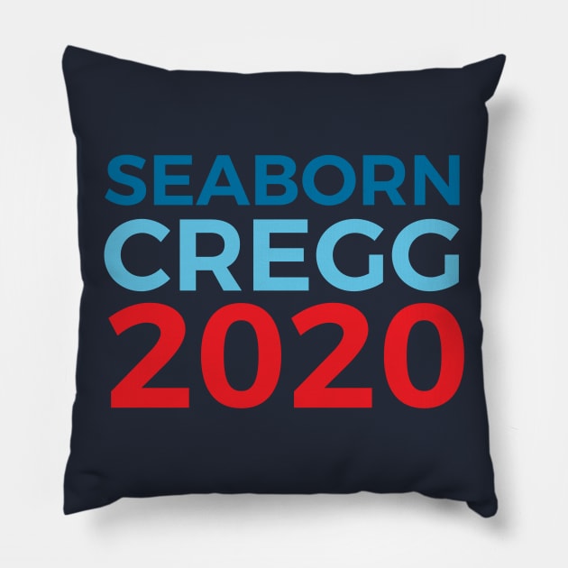 Seaborn Cregg 2020 Election The West Wing Sam Seaborn CJ Cregg Pillow by nerdydesigns