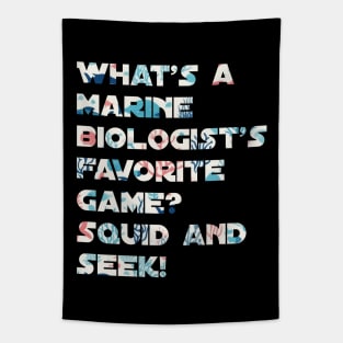 Funny marine biologist jokes Tapestry