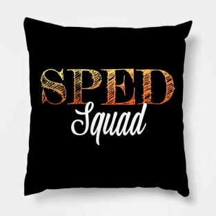 Sped Squad Pillow