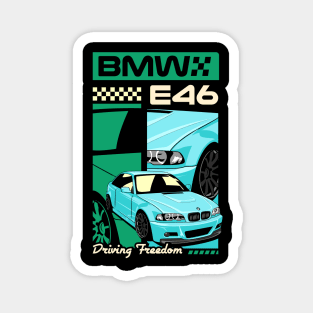 Retro BMW Magnet