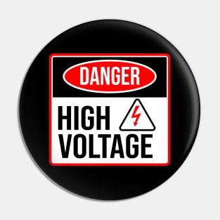 Danger High Voltage Pin