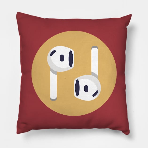 Earpoddies Pillow by shultcreative