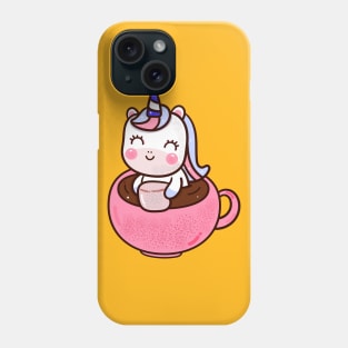 Cute Unicorn Coffee Cup Phone Case