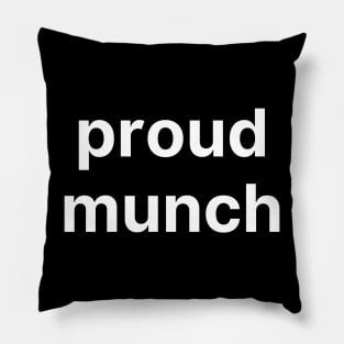 proud munch Pillow