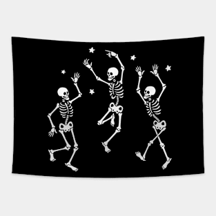 Dancing Skeletons Tapestry