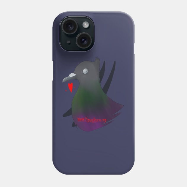 Pigeon Love by Cameron Gray Phone Case by Palomacy