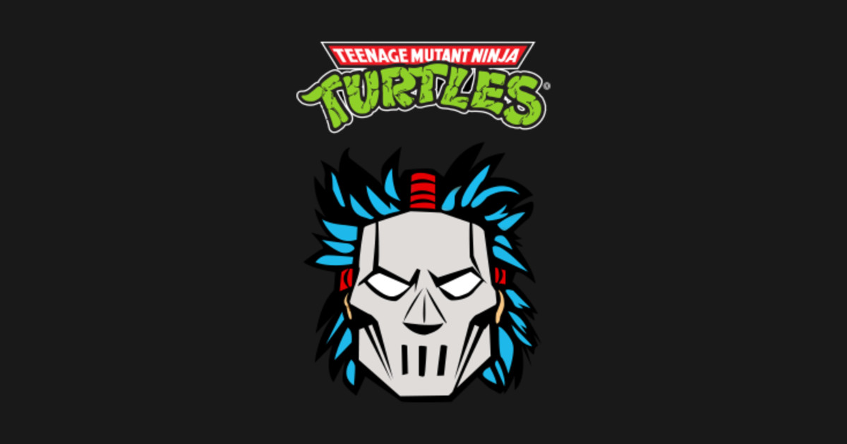 Casey Jones Classic logo Teenage Mutant Ninja Turtes Mask TeePublic