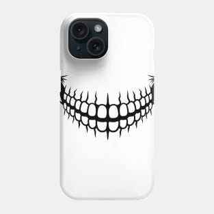 scary teeth face mask Phone Case