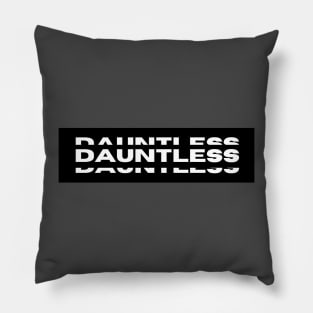 "Dauntless" Graphic Tee Pillow