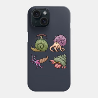 Pixel Shell Monster Phone Case