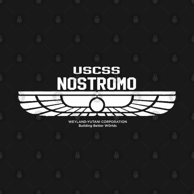 Nostromo Weyland Logo Alien by Angel arts