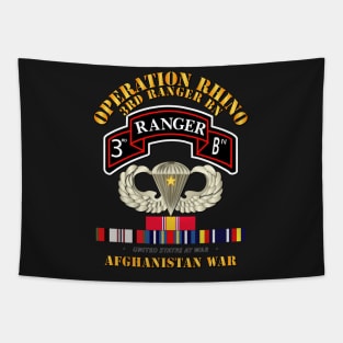 Operation Rhino - Afghanistan - 3rd Ranger Bn w SVC Tapestry
