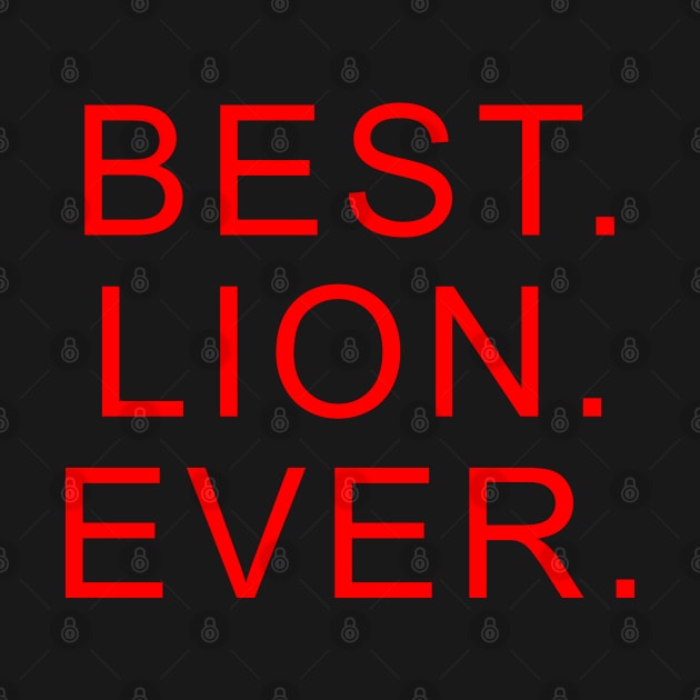 best lion ever Red by Dolta