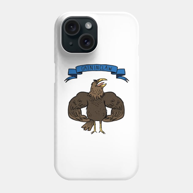 workin' on my fitness: gaininclaw Phone Case by sarahcosico