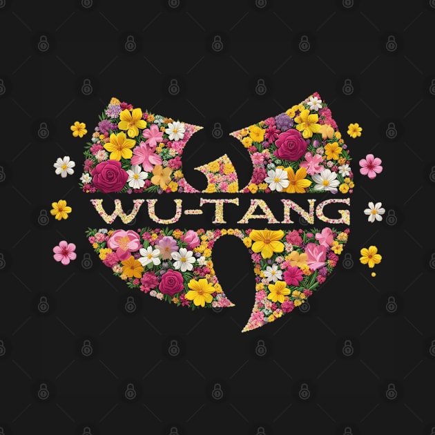 Wutang Logo Flowers Effect by thestaroflove