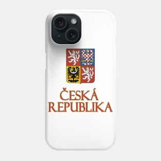 Czech Republic (in Czech) - Coat of Arms Design Phone Case