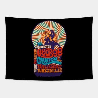 Psychedelic George Clinton Shirt Tapestry