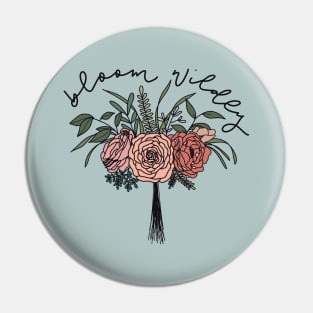 Floral bouquet color Pin