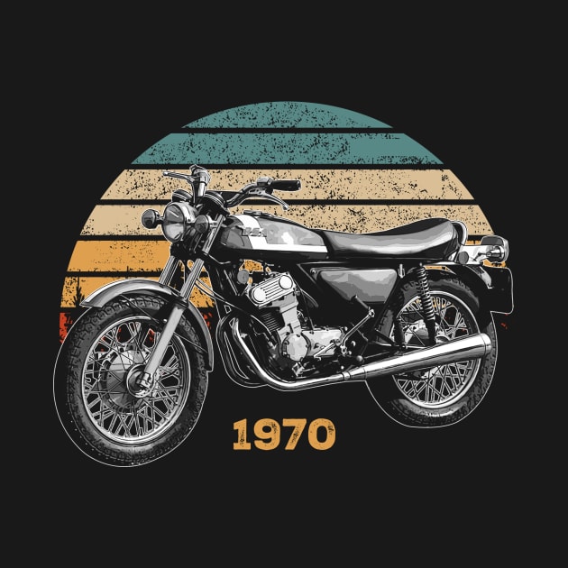 Fury 1970 Vintage Motorcycle Design by Madisen Harvey