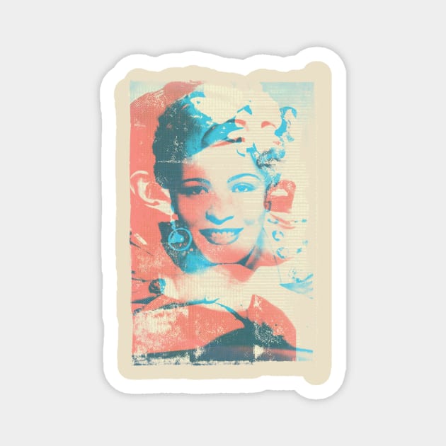 Billie Holiday Magnet by HAPPY TRIP PRESS