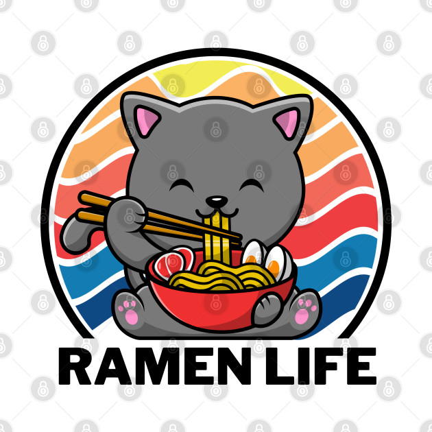 Ramen life retro style - Funny by Adisa_store