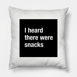 snacks ( lighter shirts show less crumbs ) Pillow